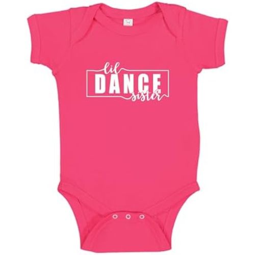 Lil Dance Sister Dancer Dancing Cute Baby Bodysuit One Piece or Toddler T-Shirt Tap Themed Gift