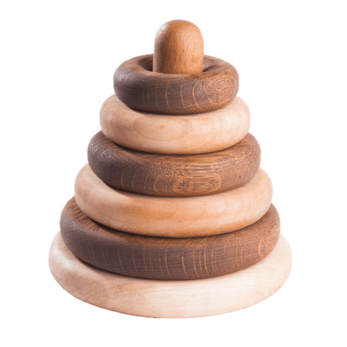 Wooden Stacking Rings for Babies