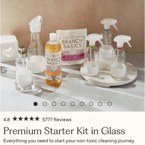 Premium Starter Kit in Glass | Branch Basics