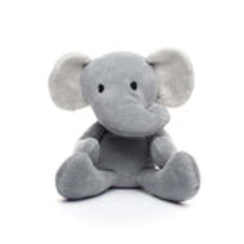 Organic Elephant 12” | Elephant Stuffed Animal | Grey Plush Elephant – Bears for Humanity