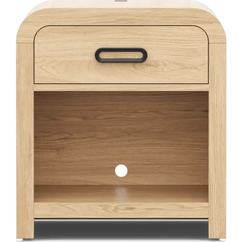 Drew & Jonathan Kids Hidden Hills Light Oak Wood Nightstand | Rooms to Go
