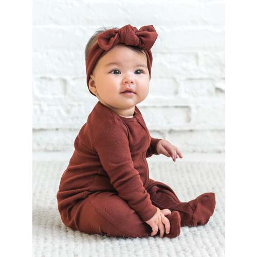 Kit Ribbed Zipper Sleeper