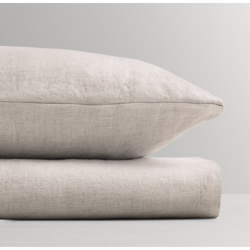Washed Organic Linen Crib Fitted Sheet | RH Baby & Child