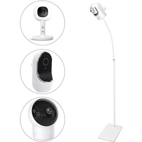 67" Adjustable Height Baby Monitor Floor Stand Holder for Infant Optics DXR-8 Pro,Nanit Pro,Eufy Spaceview, Spaceview Pro,Owlet Cam 2 Baby Monitor Stand,Also for Cameras with 1/4 Screw Mount