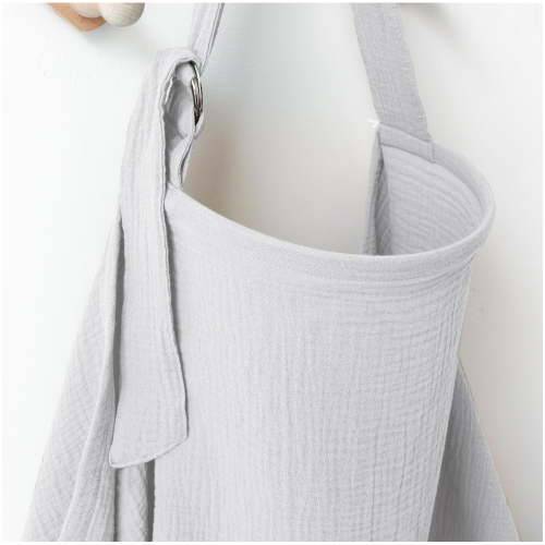 Muslin Nursing Covers for Breastfeeding,Privacy Breast Feeding Cover with Arch Neckline,Cotton Nursing Apron
