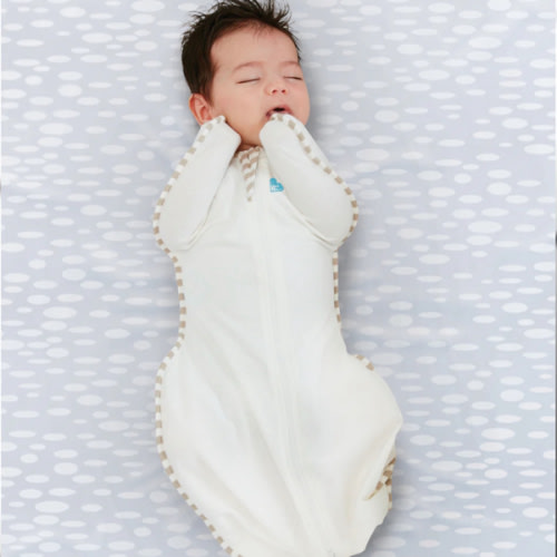 Swaddle Up™ 1.0 TOG (68-75°F) Cream Organic Cotton