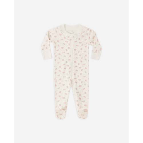 Zip Long Sleeve Sleeper Footie Flower Field