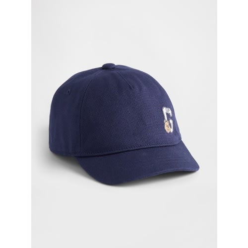 Toddler Organic Cotton Bear Logo Baseball Hat