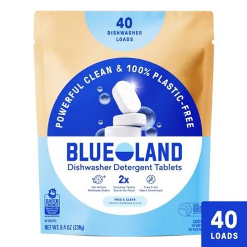 Blueland Fragrance Free Dishwasher Detergent Tablets - 9.5oz/40ct