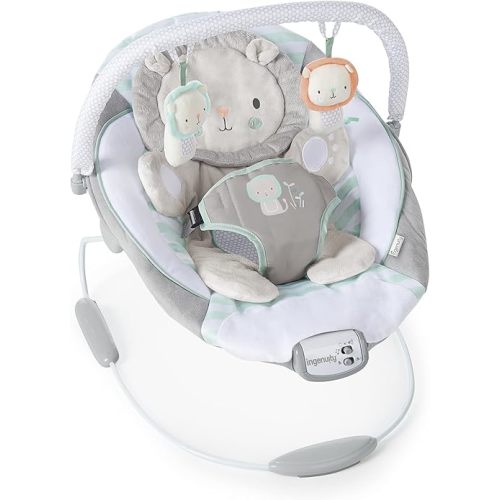 Ingenuity Baby Bouncer Seat with Vibration and Music - Landry The Lion