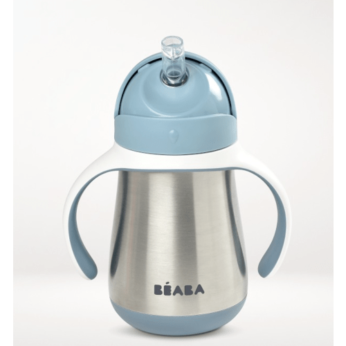 Beaba Stainless-Steel Straw Sippy Cup