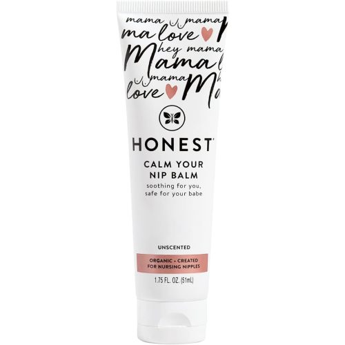 The Honest Company Mama Calm Your Nip Balm, Nourishing Soothing Nipple Cream for Nursing, Naturally Derived and Safe Sensitive Baby Skin, 1.75 fl oz