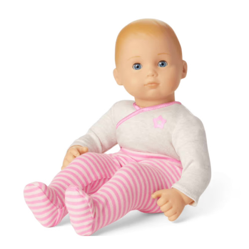 Bitty Baby® Doll #3 with blonde hair in Pretty Pink
