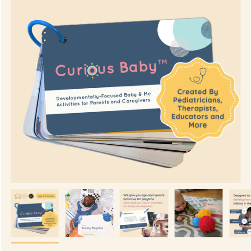 Infant Learning Cards - Curious Baby™ Activity Cards – Curious Baby Cards