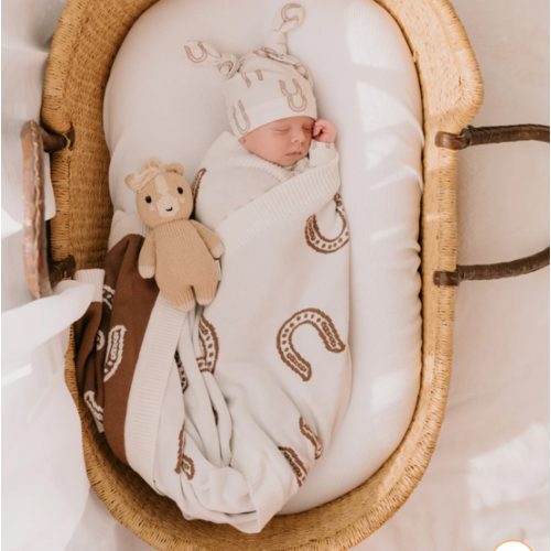 Knit Blanket | Western Horse Shoe *PRE-ORDER*