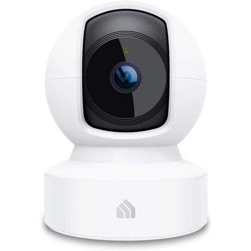 Kasa Indoor Pan/Tilt Smart Security Camera, 1080p HD Dog-Camera,2.4GHz with Night Vision,Motion Detection for Baby and Pet Monitor, Cloud & SD Card Storage, Works with Alexa& Google Home (EC70), White