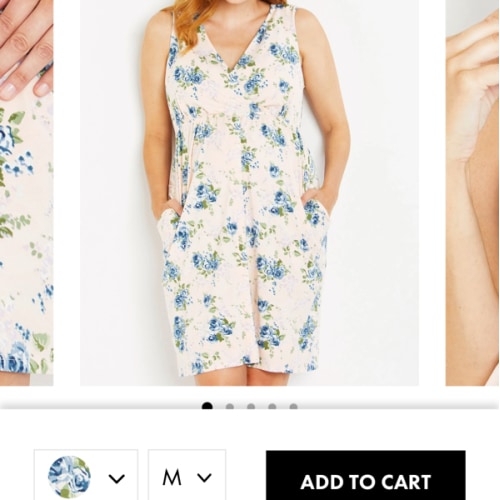 3 in 1 Labor, Delivery And Nursing Gown
– Motherhood Maternity