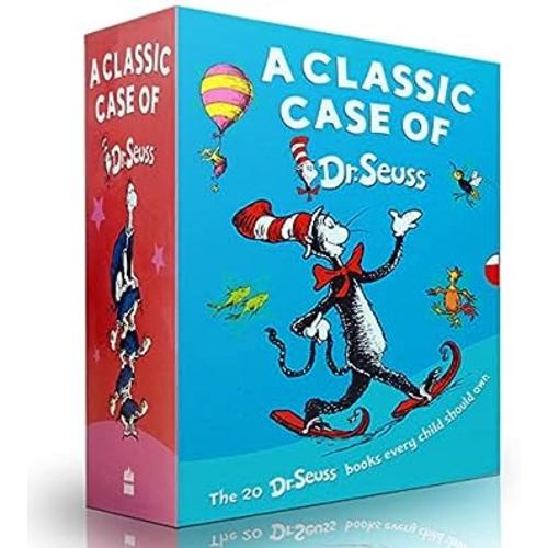 A library of Classic Case of Dr. Seuss 20 books Collection box set