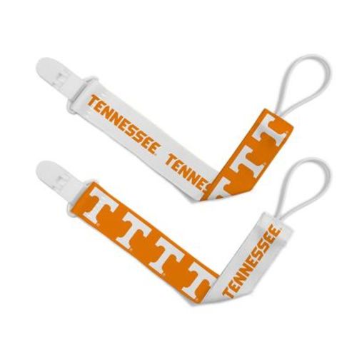 BabyFanatic Officially Licensed Unisex Pacifier Clip 2-Pack - NCAA Tennessee Volunteers - Officially Licensed Baby Apparel