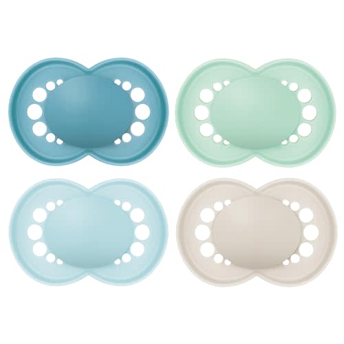 Pacifier, 16+ Months, Matte Collection, Boy 4-Count