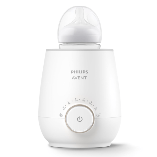 Philips Avent Premium Fast Bottle Warmer, with Smart Temperature Control, Water Bath Technology, Automatic Shut-Off, Model SCF358