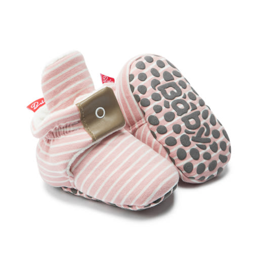 Meckior Baby Girls Boys Cotton Boots Newborn Winter Cozy Fleece Booties Infant Socks Shoes for 3-18 Months