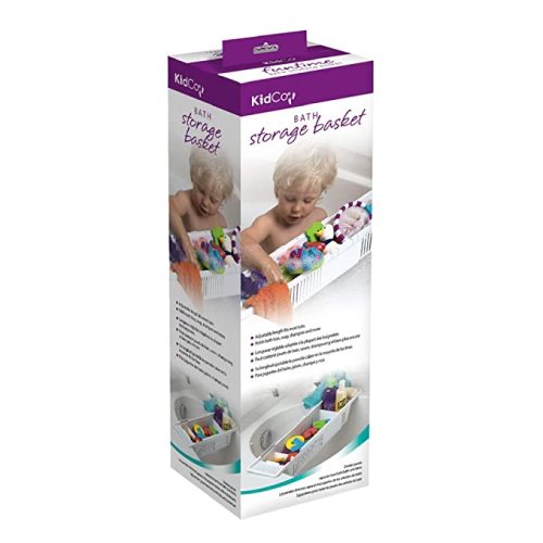 KidCo Bath Toy Organizer Storage Basket, White