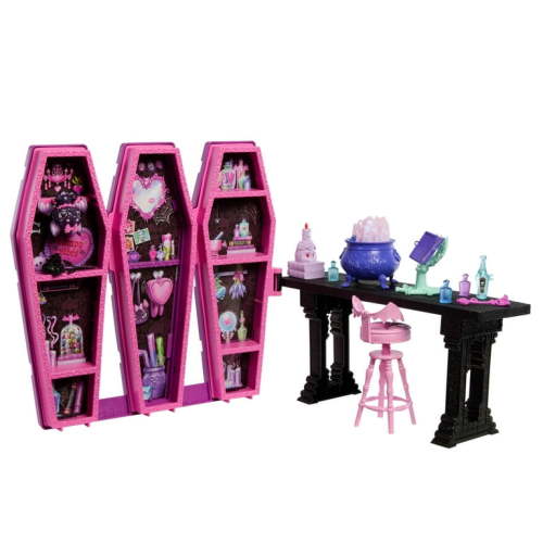 Monster High Draculaura Secret Potion Room Doll Playset with 12+ Accessories, Plus Transformations