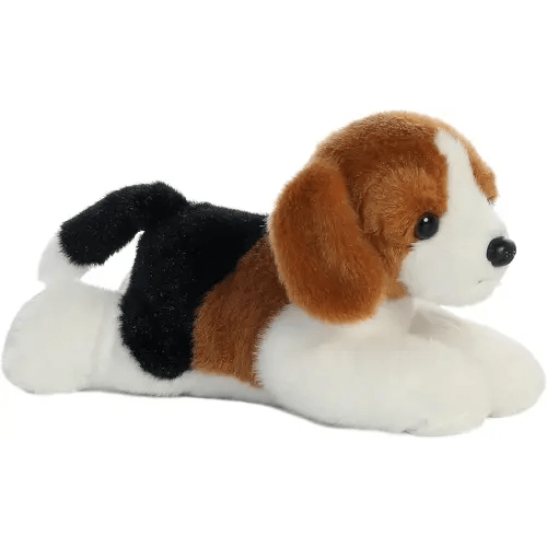 Aurora® Adorable Mini Flopsie™ Homer™ Stuffed Animal - Playful Ease - Timeless Companions - Brown 8 Inches