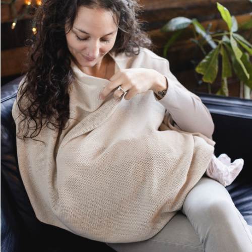 Cozy Canopy™ Natural Nursing Cover for Baby | Burt's Bees Baby®