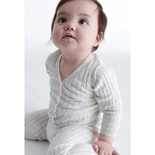 Ribbed Cardigan - 7AM Enfant | Maisonette