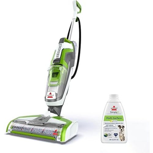 BISSELL Crosswave Turbo Vacuum Mop All in One Wet and Dry Vac Combo Hard Floor & Area Rug Cleaner, 3888A