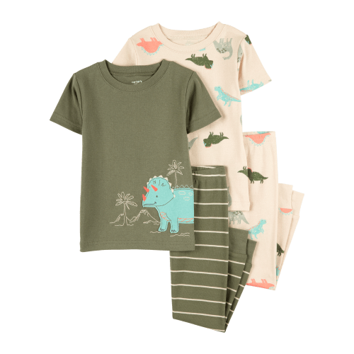 Baby 4-Piece Dinosaur Cotton Pajamas - Carter's | Carter's