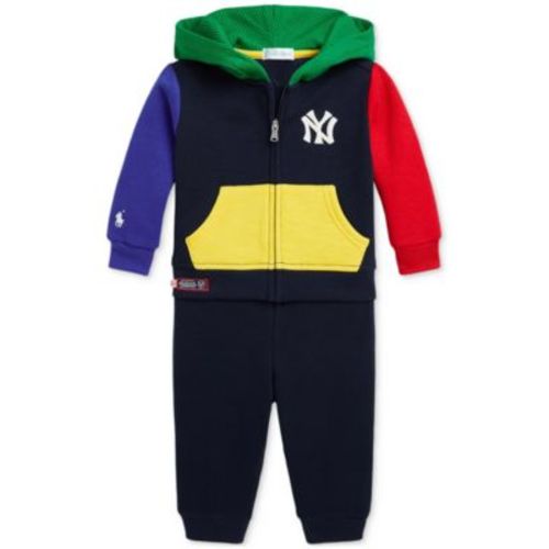 Baby Boys Fleece Yankees Hoodie & Pant Set