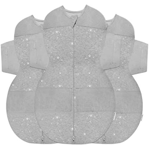 Happiest Baby SNOO Sleep Sack - 100% Organic Cotton Baby Swaddle Blanket - Doctor Designed Promotes Healthy Hip Development