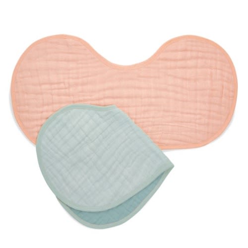 organic cotton burpy bibs 2 pack