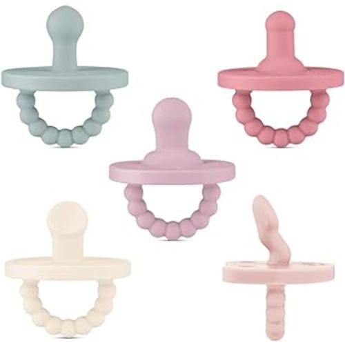 Ryan & Rose Cutie PAT Pacifier Teether (Starter Kit, Blossom)