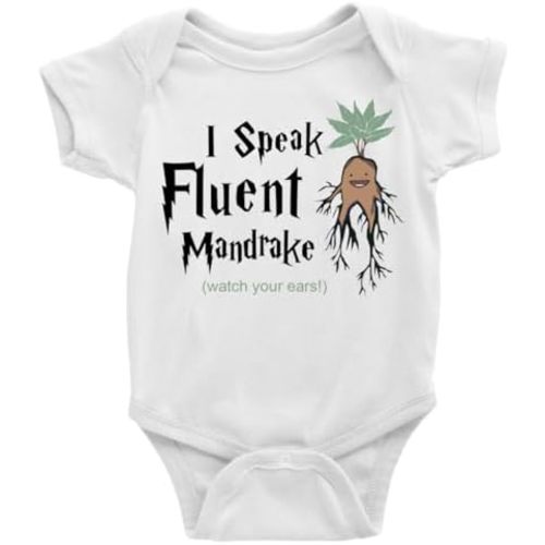 GKrepps I Speak Fluent Mandrake Watch Your Ears! Baby Clothes Newborn Organic Bodysuits Romper