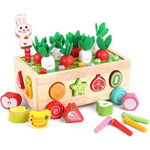 Exorany Busy Board Montessori Toys for 1 2 3 4 Year Old Boys & Girls Gifts Sensory Toys for Toddlers 1-3 Autism Educational Travel Toys Preschool