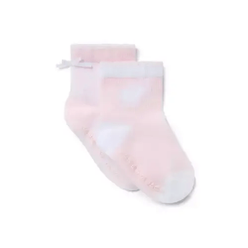 Baby Pink Blossom Stripe And Pink Blossom Elephant. Baby Elephant And Stripe Sock Set by Janie and Jack