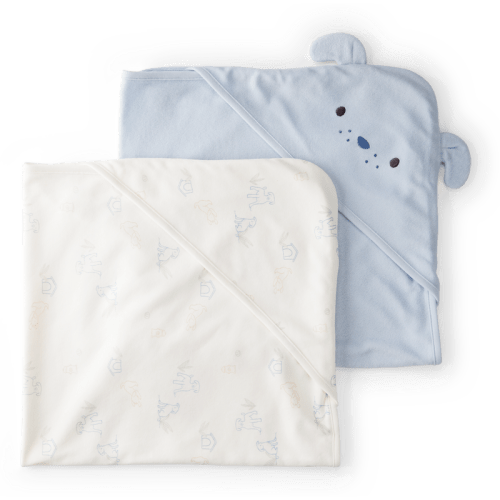 Blue Baby 2-Pack Hooded Towels | Carter’s Oshkosh Canada