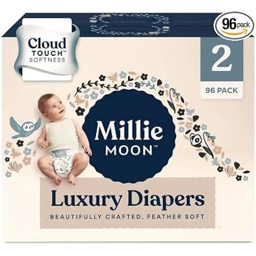 Generic Millie Moon Luxury Diapers - Size 2-96ct