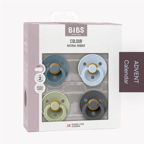 Colour Pacifiers 4 Pack - Petrol/Sage/Baby Blue/Iron