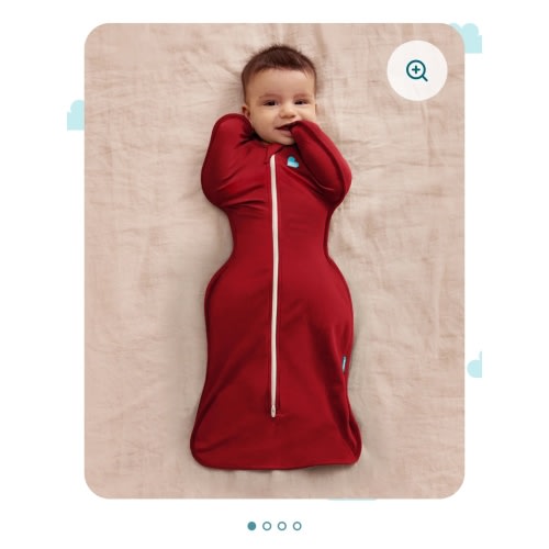 Swaddle Up™ 1.0 TOG Cotton Maroon