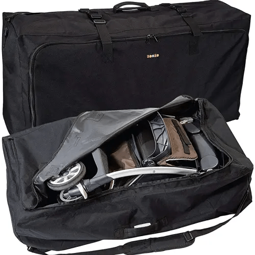 Stroller Travel Bag for Standard or Double/Dual Strollers