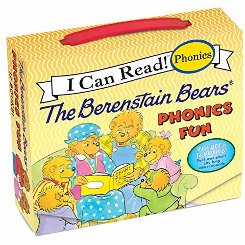 The Berenstain Bears 12-Book Phonics Fun!: Includes 12 Mini-Books Featuring Short and Long Vowel Sounds (My First I Can Read)