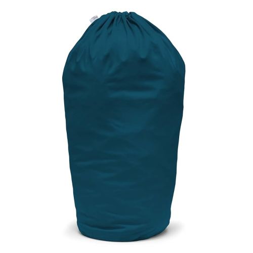 Kanga Care Seam Sealed Drawstring Reusable Diaper Pail Liner Large Barrel Shape 26" height x 51" top x 33" base | Caribbean