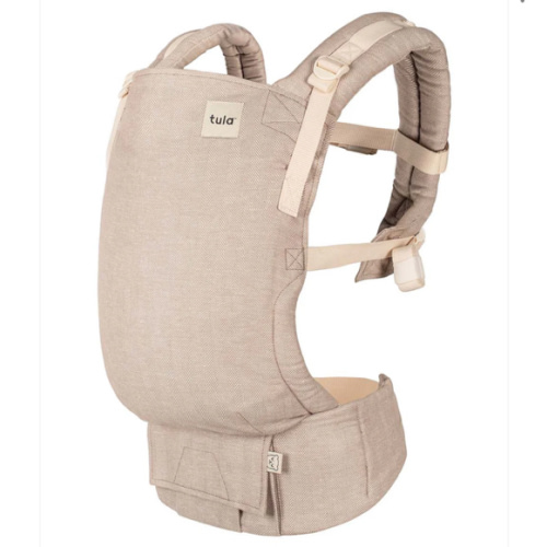 Linen Ergonomic Baby Carrier - Free-To-Grow Sand Tan – Baby Tula US