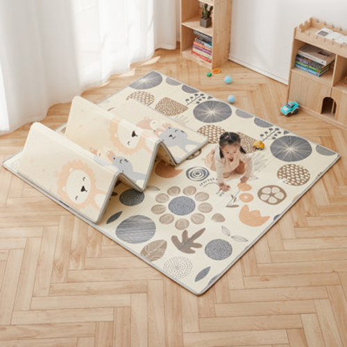 Uanlauo baby Play Mat, 59"x71" Foldable & Reversable Large Play Mat, 0.4" Thick Waterproof Foam Mat & Reviews | Wayfair