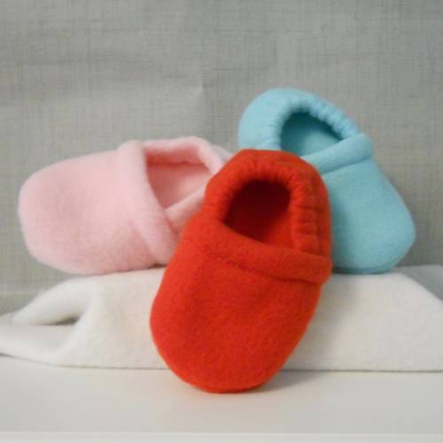 Fleece Soft Sole Baby Slippers- Fleece baby shoes multiple colors- Buy 2 Get 1 Free